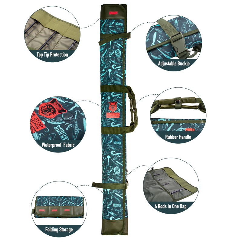 Bolsa para Cañas de Pescar KIN - Fishing Rod Case reseña y precio