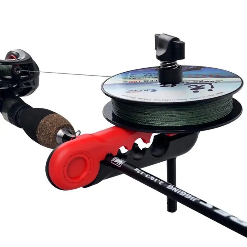 Enrollador portátil de hilo de - Fishing Rod Spinning reseña y precio