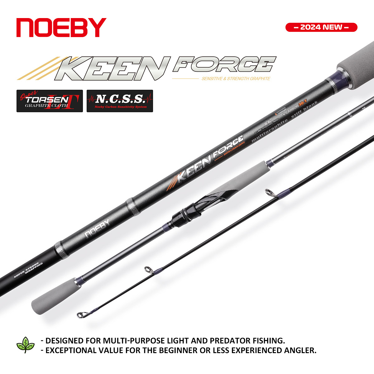 Caña de Pescar NOEBY para Pesc - Fishing Rod Surf reseña y precio
