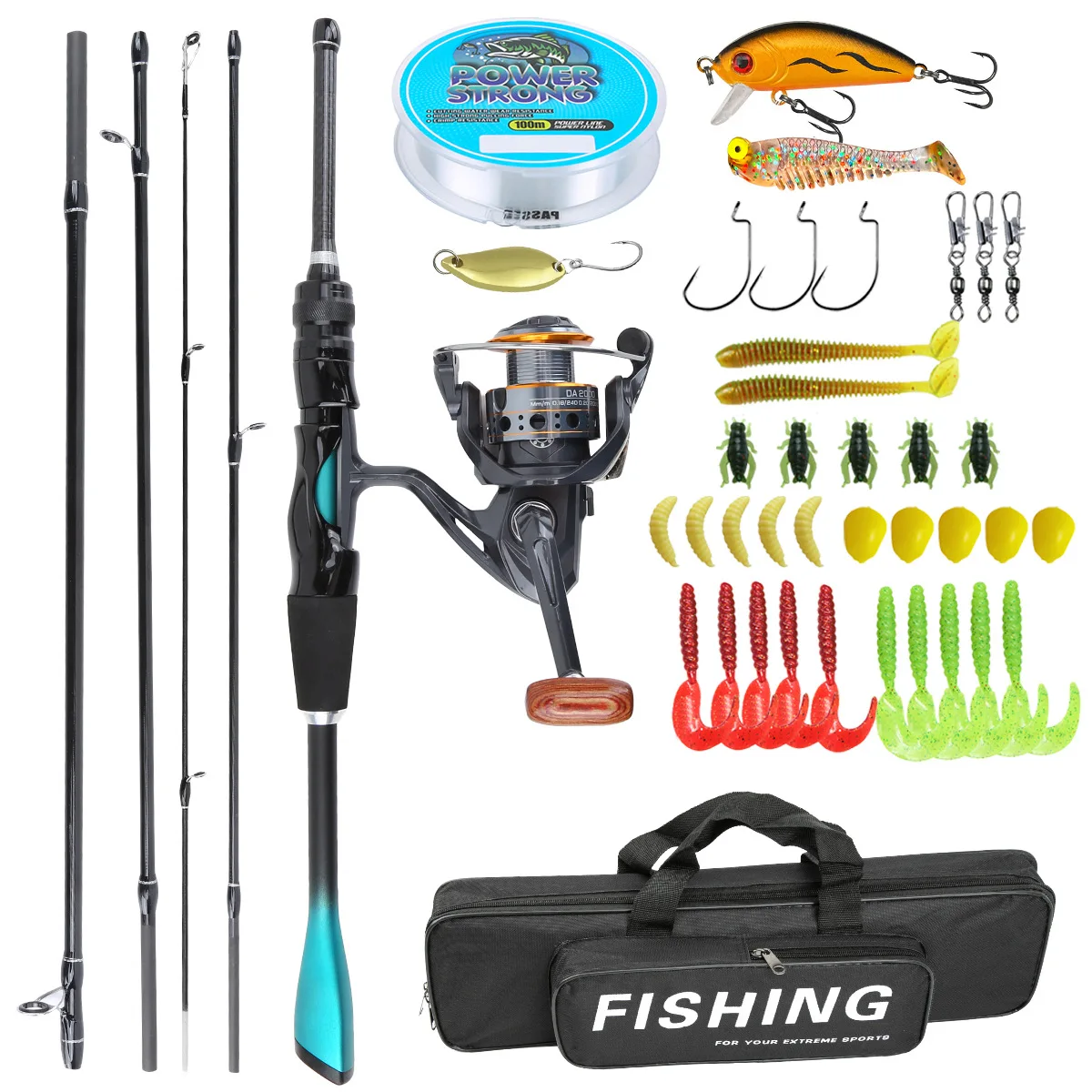 Caña de pesca de fibra de carb - Fishing Rod Carbon Fiber reseña y precio