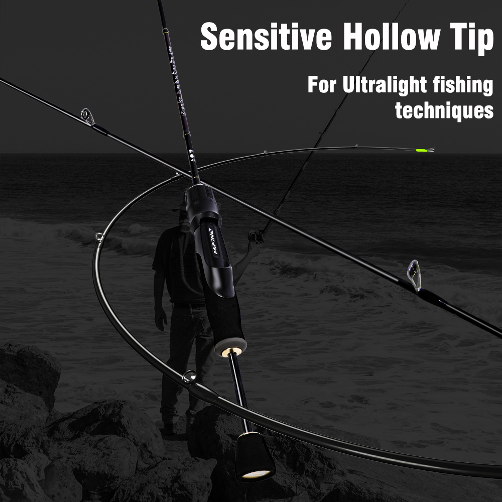 MIFINE-señuelo de caña de pesc - Fishing Rod Carbon Fiber reseña y precio